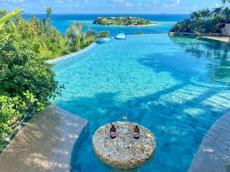 Luxury 7Br Waterfront Villa With Views Of Marina Cay And Scrub Island East End Exterior photo